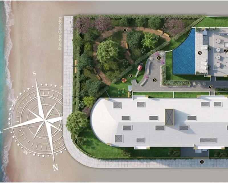 Апартаменты Garden с частным садом – Gaivotas Golden Residence, Ingleses, Florianópolis — Ingleses