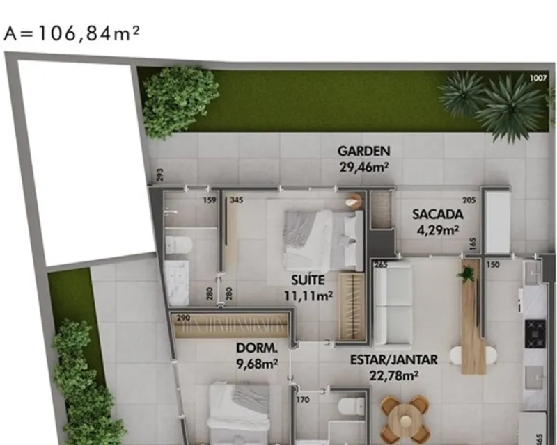 Apartamento Garden à Venda – ADORE | CACUPÉ, Florianópolis — Cacupé