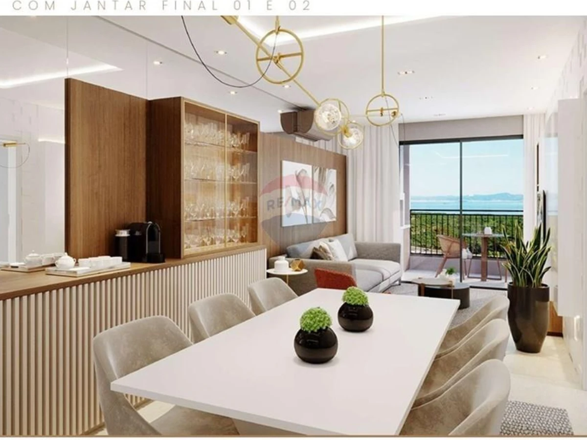 Apartamento Novo 3 Dormitórios com Vista Mar no Saco Grande, Florianópolis
