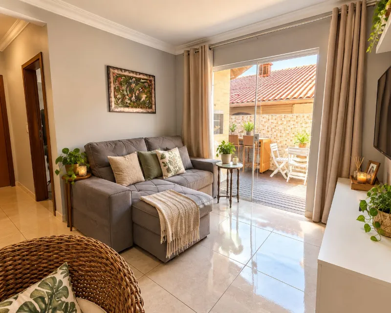 Apartamento 2 Quartos com Varanda Gourmet à Venda em Ingleses — Ingleses
