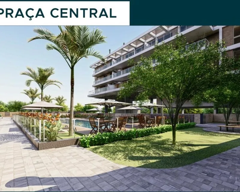 Apartamento 2 Suítes à Venda no Condomínio Vila dos Açores, Jurerê — Jurerê Internacional