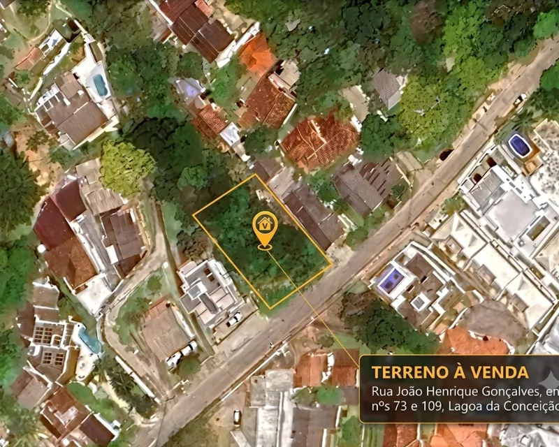 Terreno de 639 m² à Venda — Lagoa da Conceição, Florianópolis — Lagoa da Conceição