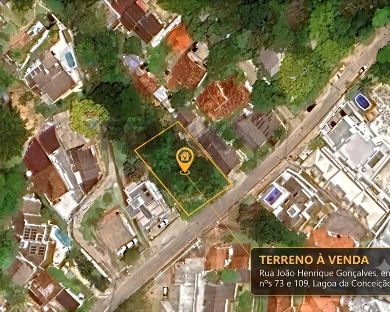 Terreno de 639 m² à Venda — Lagoa da Conceição, Florianópolis — Lagoa da Conceição