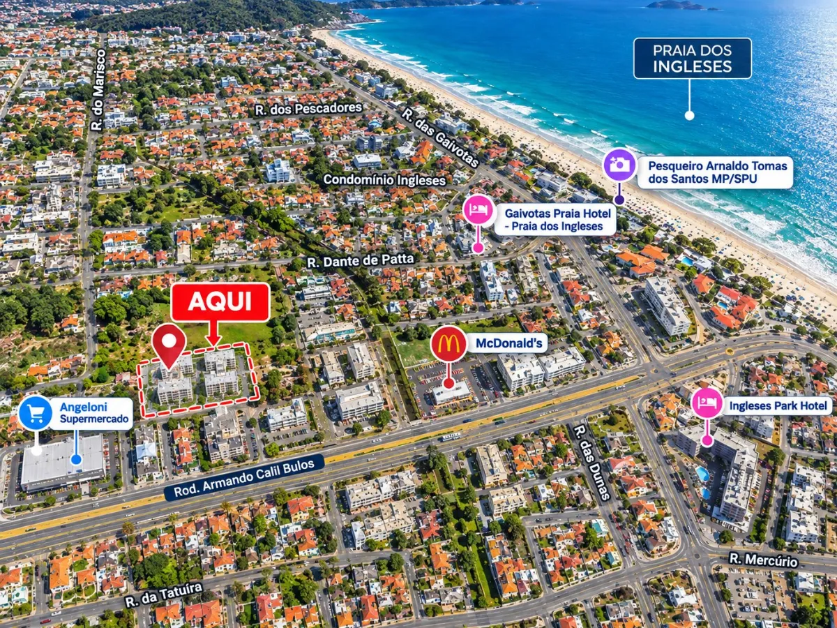Apartamento 2 Dormitorios en Venta en Ingleses, Florianópolis — Ingleses