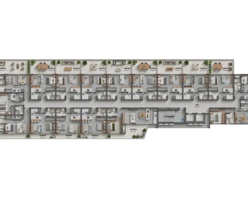 Estudio 27 m² en Venta — Córrego Grande, Florianópolis — Córrego Grande
