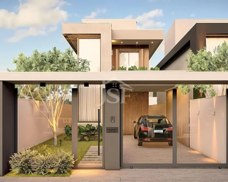 Casa de 164 m² en terreno de 225 m² en Loteamento Real Parque, Norte da Ilha — Vargem do Bom Jesus
