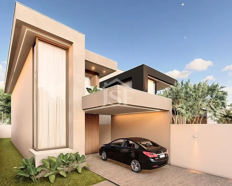 Casa de 164 m² en terreno de 225 m² en Loteamento Real Parque, Norte da Ilha — Vargem do Bom Jesus