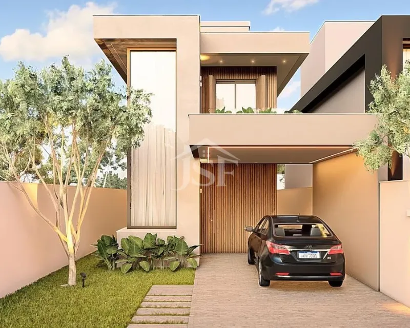 Casa de 164 m² en terreno de 225 m² en Loteamento Real Parque, Norte da Ilha — Vargem do Bom Jesus