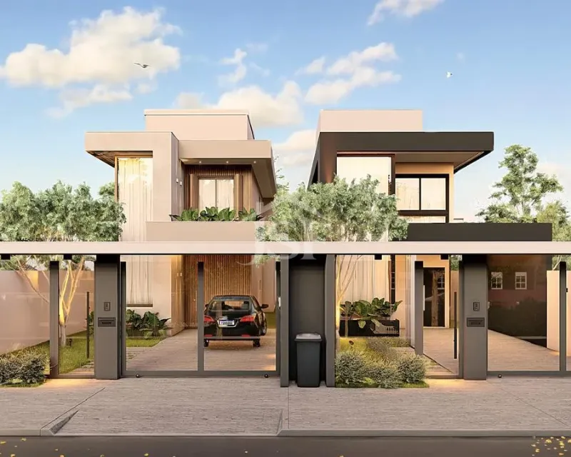 Casa de 164 m² en terreno de 225 m² en Loteamento Real Parque, Norte da Ilha — Vargem do Bom Jesus